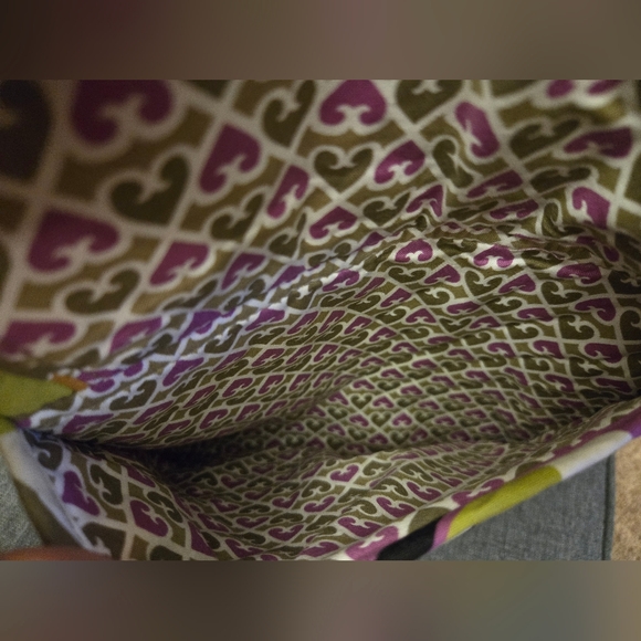 Floral Quilted Vera Bradley 5 Pockets Backpack Purse - Picture 8 of 9